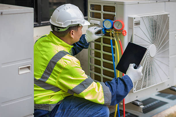 Professional Air Conditioning Repair technician working in Woodland Park, CO